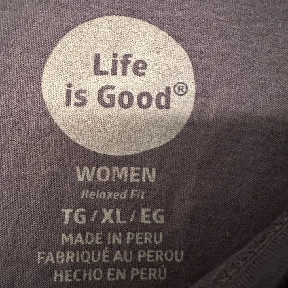 NEW-Life Is Good Navy Graphic Tee - Picture 3 of 5